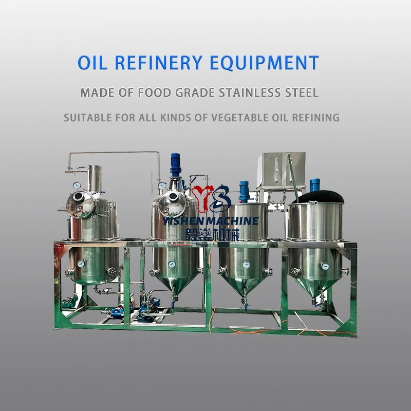 Màquina de refineria d'oli de cuina